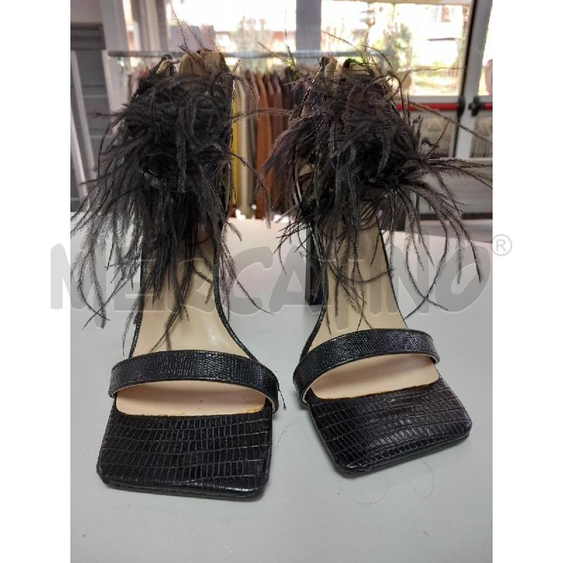 SCARPE DONNA TACCO L.DAY NERO PIUME | Mercatino dell'Usato Roma porta di roma 1