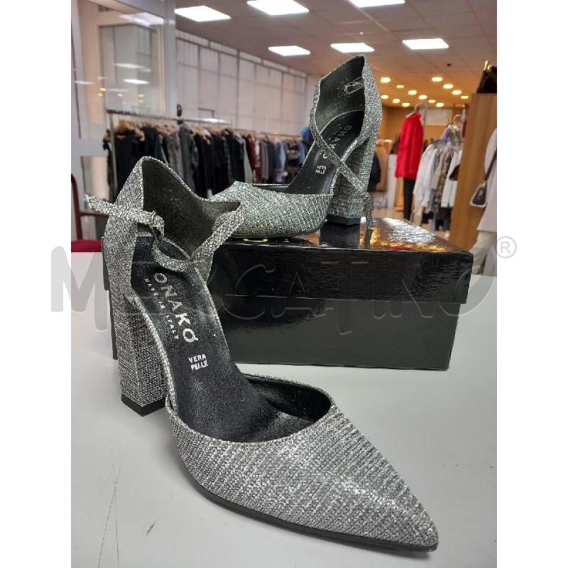 SCARPE DTACCO ONAKÒ ARGENTATE CON SCATOLA | Mercatino dell'Usato Roma porta di roma 1