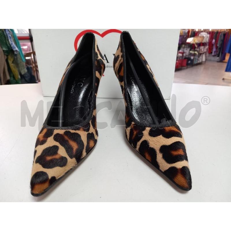 SCARPE D ADRIANA CAMPANILE ANIMALIER SCATOLA CAVALLINO AVC | Mercatino dell'Usato Roma porta di roma 1