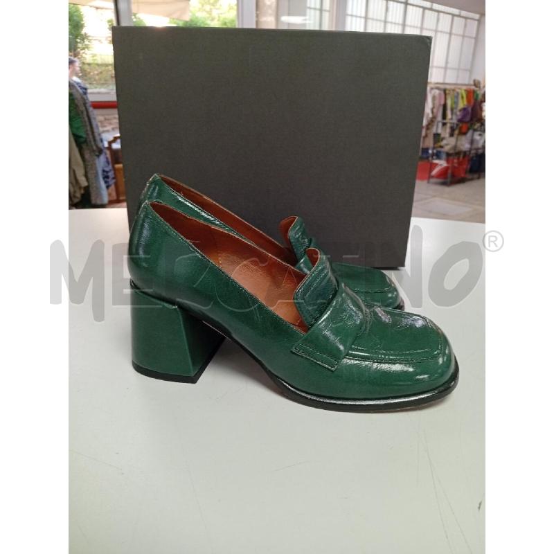 SCARPE D BARCA VERDE SCATOLA | Mercatino dell'Usato Roma porta di roma 2