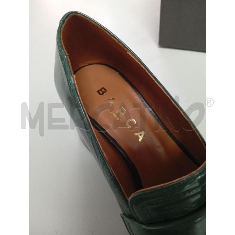 SCARPE D BARCA VERDE SCATOLA | Mercatino dell'Usato Roma porta di roma 4