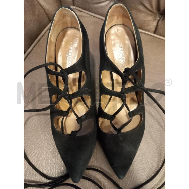 SCARPE D BARRACUDA NERO  | Mercatino dell'Usato Roma porta di roma 2