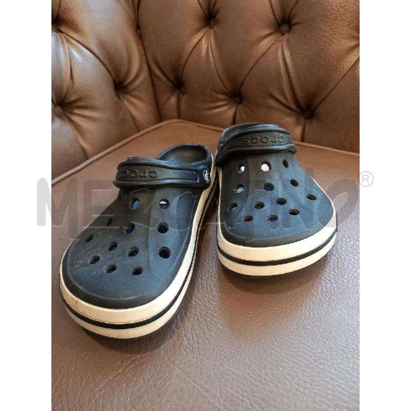 SCARPE D CROCS NERO  | Mercatino dell'Usato Roma porta di roma 1