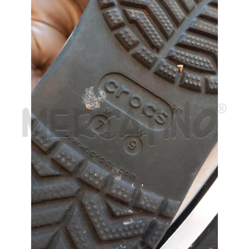 SCARPE D CROCS NERO  | Mercatino dell'Usato Roma porta di roma 3