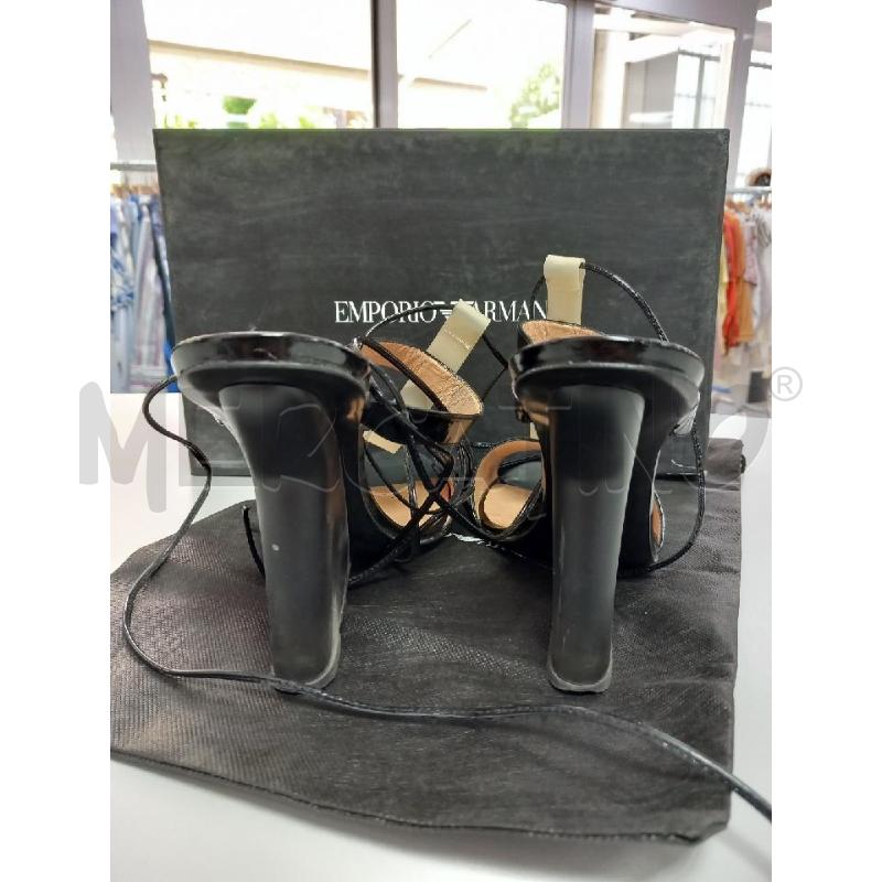 SCARPE D EMPORIO ARMANI NERO VERNICE SCATOLA | Mercatino dell'Usato Roma porta di roma 4