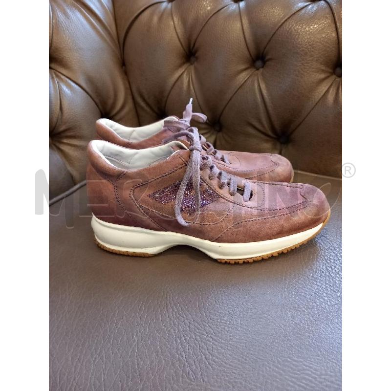 SCARPE D HOGAN CAMOSCIO ROSA | Mercatino dell'Usato Roma porta di roma 2