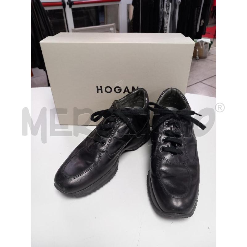 SCARPE D HOGAN INTERACTIVE NERO SCATOLA | Mercatino dell'Usato Roma porta di roma 1