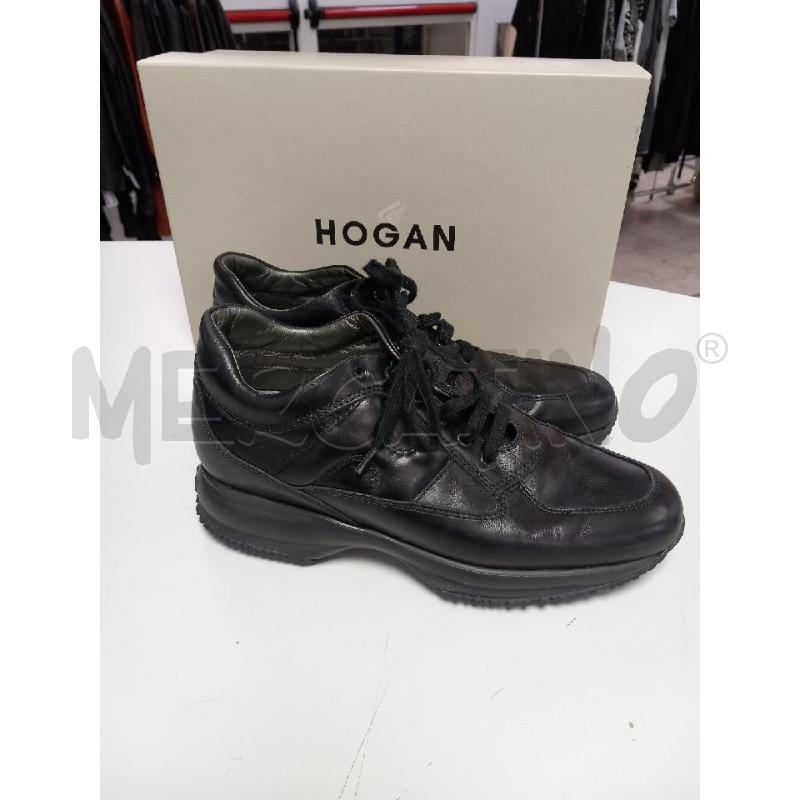 SCARPE D HOGAN INTERACTIVE NERO SCATOLA | Mercatino dell'Usato Roma porta di roma 3