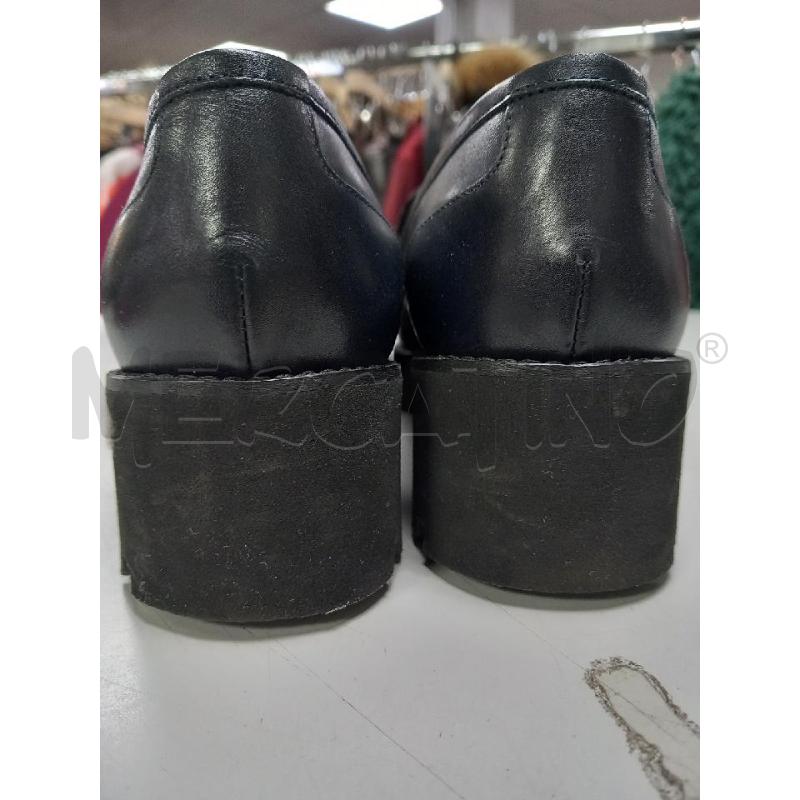 SCARPE D LUCA GROSSI BLU PLATFORM | Mercatino dell'Usato Roma porta di roma 3