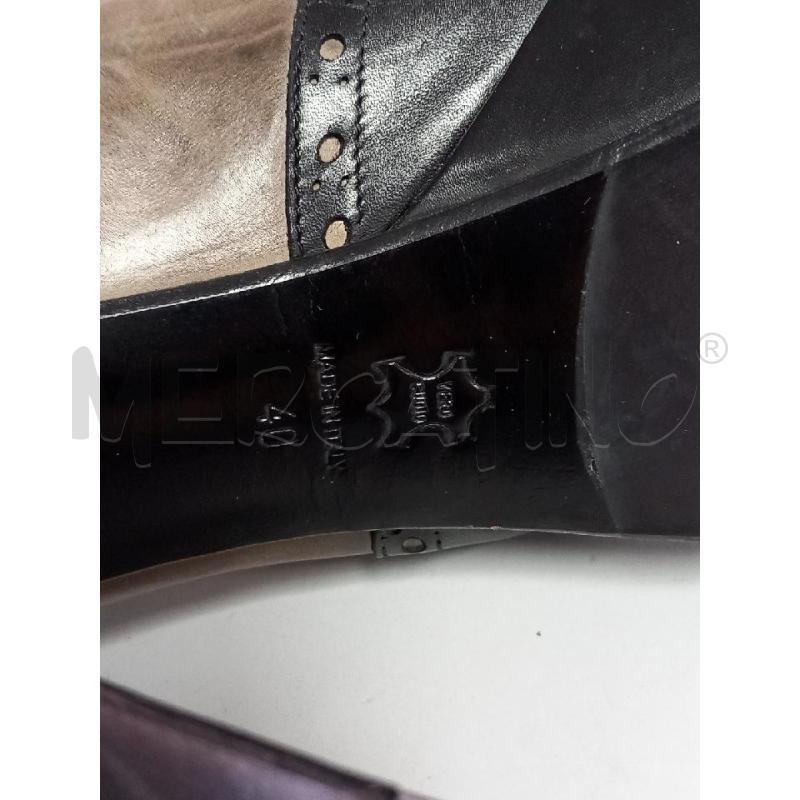 SCARPE D MICHELE LOPRIORE GRIGIO NERO PELLE | Mercatino dell'Usato Roma porta di roma 4