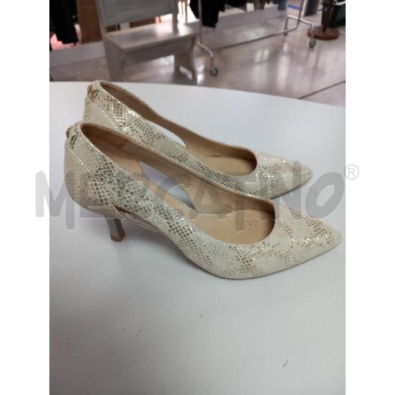 SCARPE D NERO GIARDINI DORATO STAMPA PITONATO | Mercatino dell'Usato Roma porta di roma 3