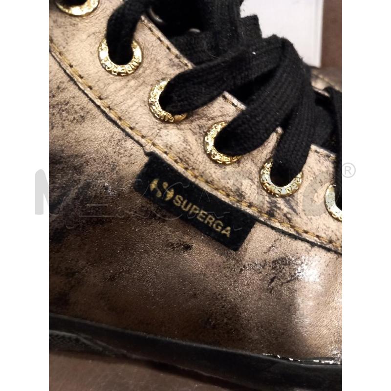 SCARPE D SUPERGA DORATO SCATOLA | Mercatino dell'Usato Roma porta di roma 3