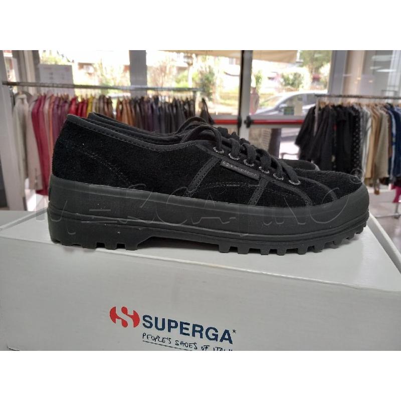 SCARPE D SUPERGA NERO SCATOLA ALPINA | Mercatino dell'Usato Roma porta di roma 2