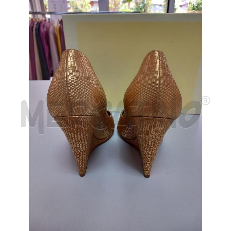 SCARPE D VICINI DORATO SCATOLA | Mercatino dell'Usato Roma porta di roma 4