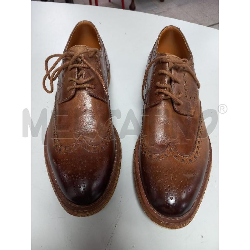 SCARPE UOMO BRIAN CRESS PELLE MARRONE | Mercatino dell'Usato Roma porta di roma 1