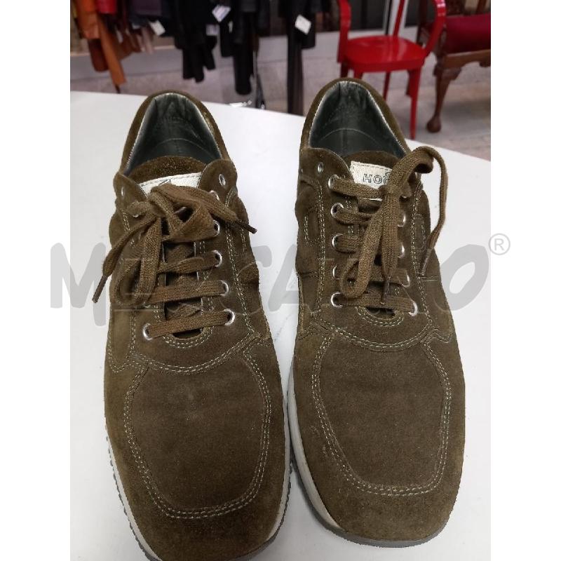 SCARPE UOMO HOGAN VERDE CAMOSCIO | Mercatino dell'Usato Roma porta di roma 1