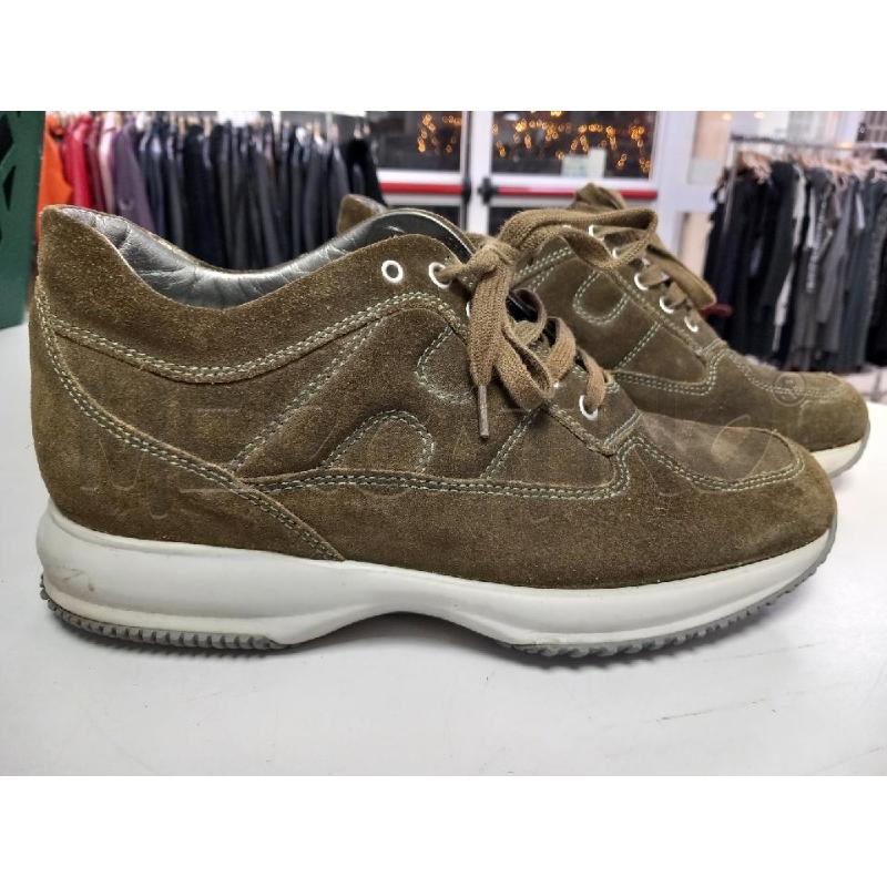 SCARPE UOMO HOGAN VERDE CAMOSCIO | Mercatino dell'Usato Roma porta di roma 2