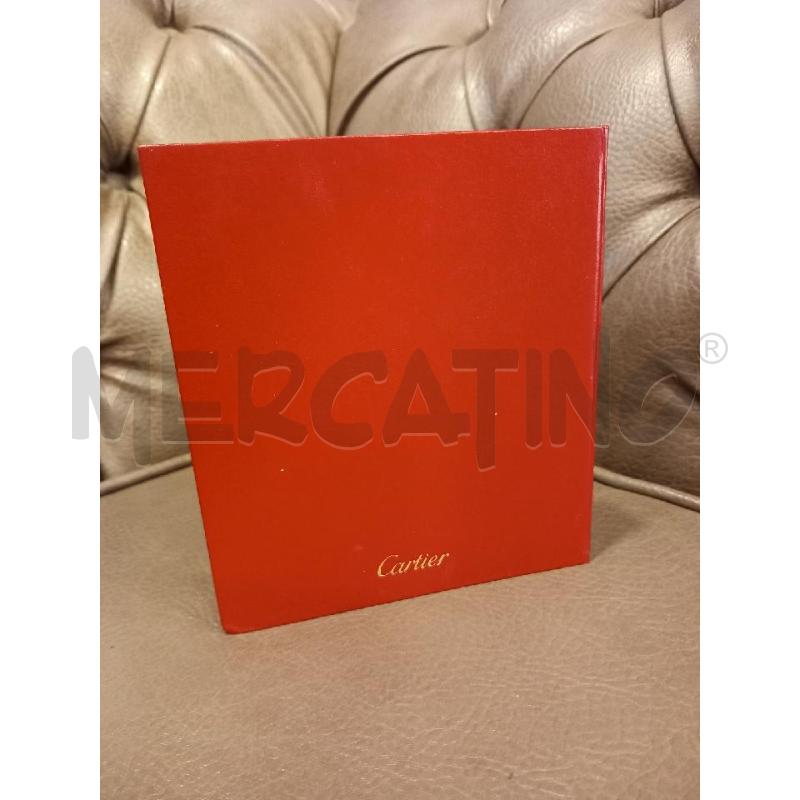 SCATOLA PORTA DOCUMENTI CARTIER ROSSO | Mercatino dell'Usato Roma porta di roma 3