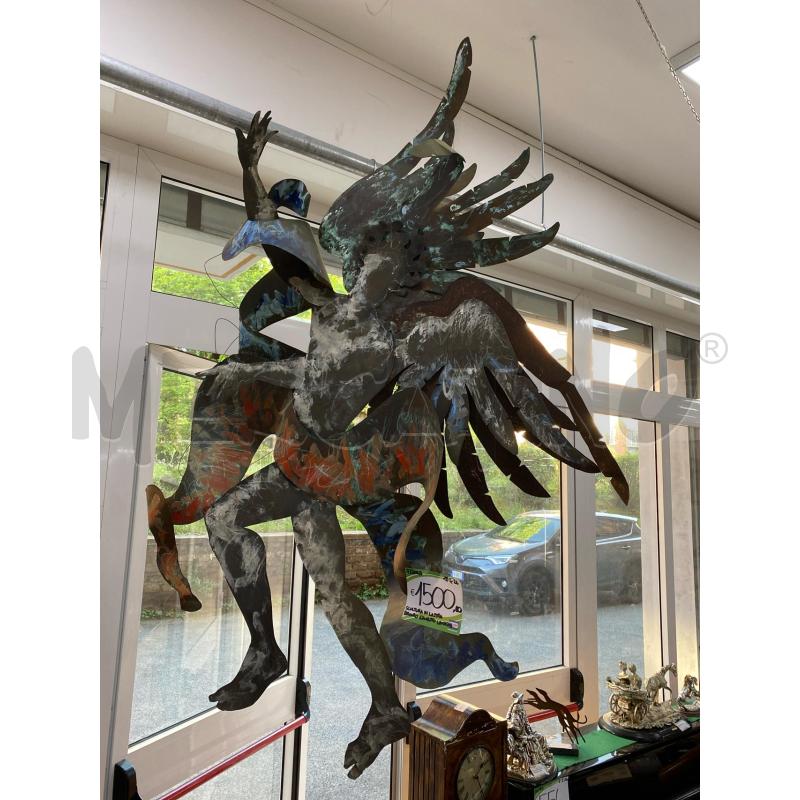 SCULTURA IN LASTRA BRONZO ERNESTO LAMAGNA | Mercatino dell'Usato Roma porta di roma 1