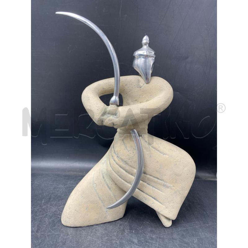 SCULTURA SAMURAI YAKY | Mercatino dell'Usato Roma porta di roma 1
