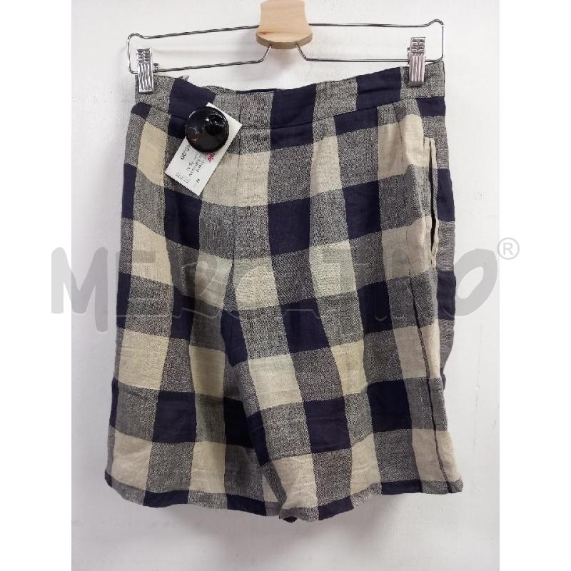 SHORTS D WEEKEND MAXMARA BEIGE BLU PURO LINO | Mercatino dell'Usato Roma porta di roma 2
