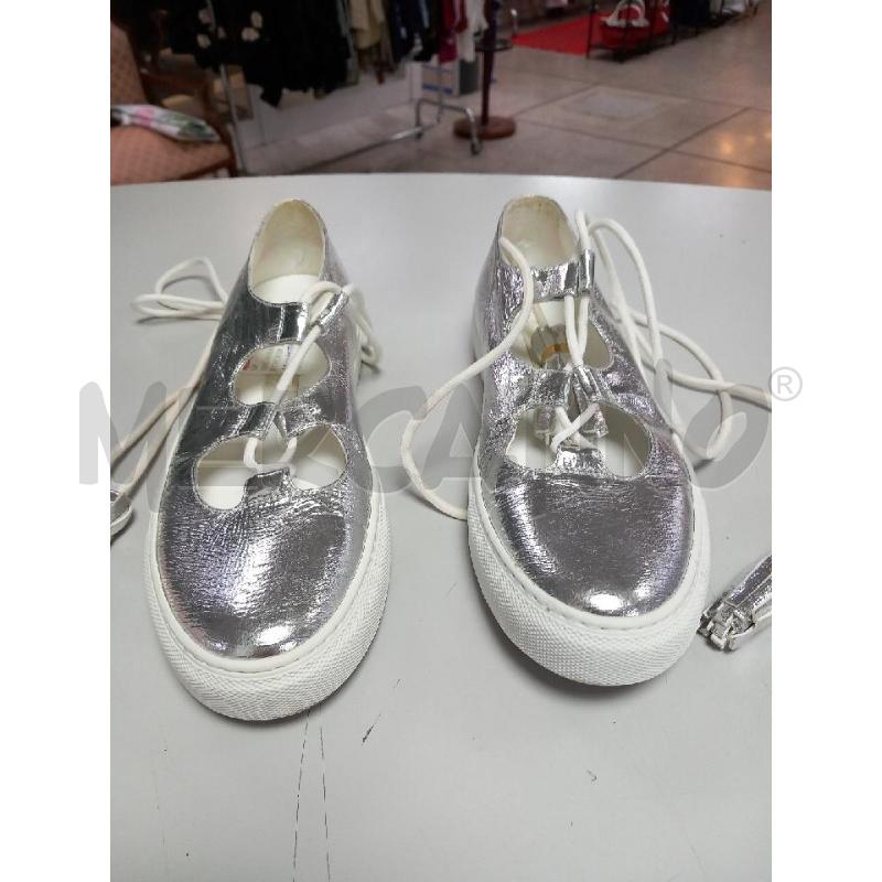 SNEAKERS DONNA L'AUTRECHOESE ARGENTATE  | Mercatino dell'Usato Roma porta di roma 1