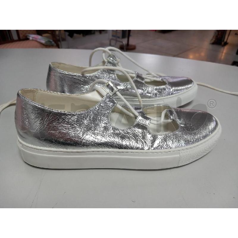 SNEAKERS DONNA L'AUTRECHOESE ARGENTATE  | Mercatino dell'Usato Roma porta di roma 2