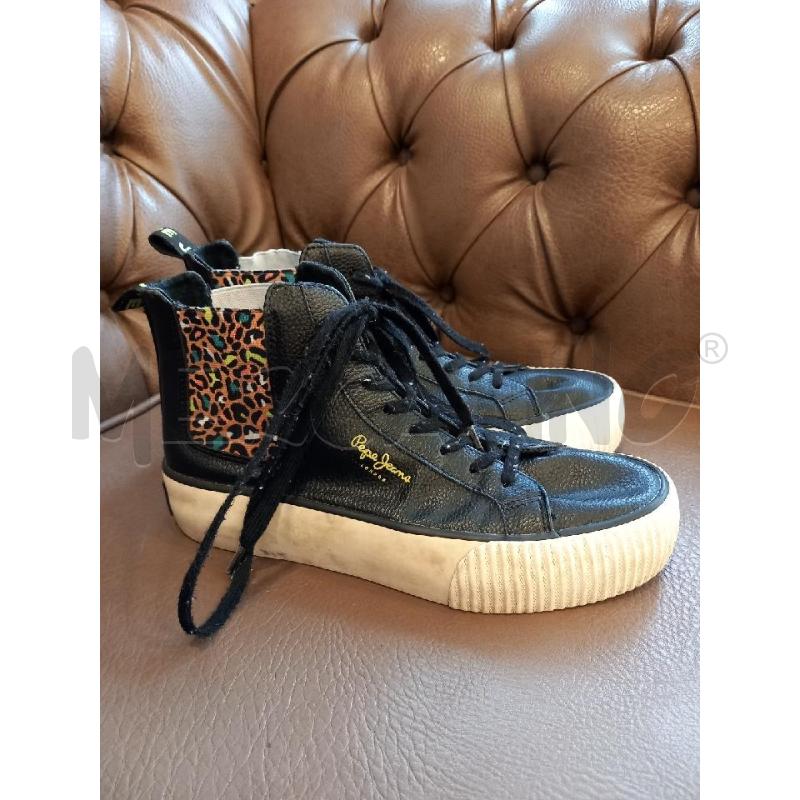 SNEAKERS DONNA PEPE JEANS NERE | Mercatino dell'Usato Roma porta di roma 2