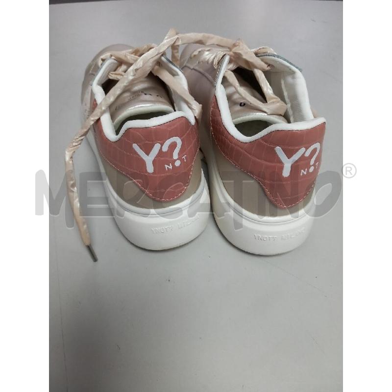SNEAKERS DONNA YNOT? ROSA METALLIZATE SCATOLA | Mercatino dell'Usato Roma porta di roma 3