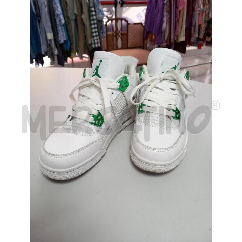 SNEAKERS D AIR JORDAN 4 RETRO METALLIC GREEN CT8527-113 | Mercatino dell'Usato Roma porta di roma 1