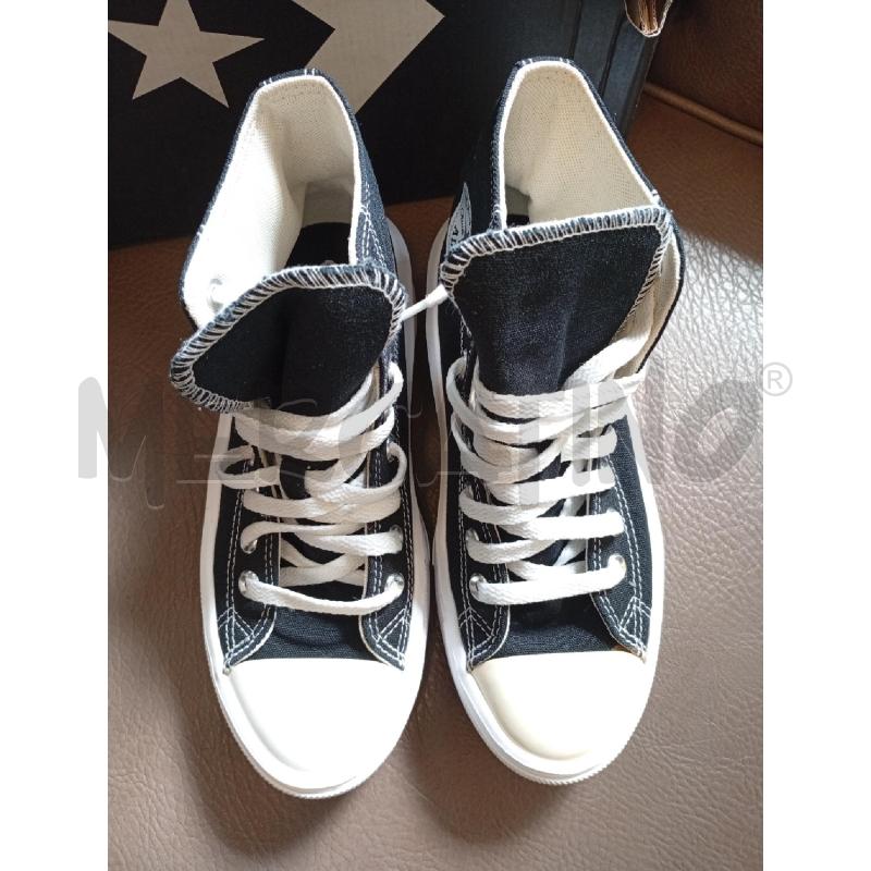 SNEAKERS D CONVERSE ALL STAR SCATOLA PLATFORM NERO | Mercatino dell'Usato Roma porta di roma 2