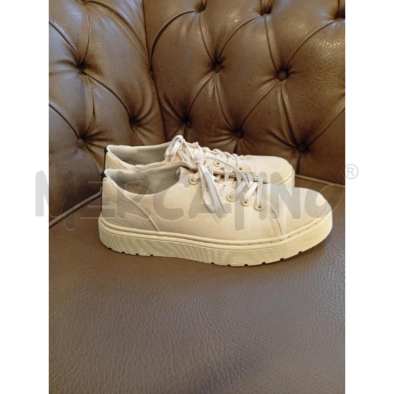 SNEAKERS D DR. MARTENS BEIGE IN TELA | Mercatino dell'Usato Roma porta di roma 2