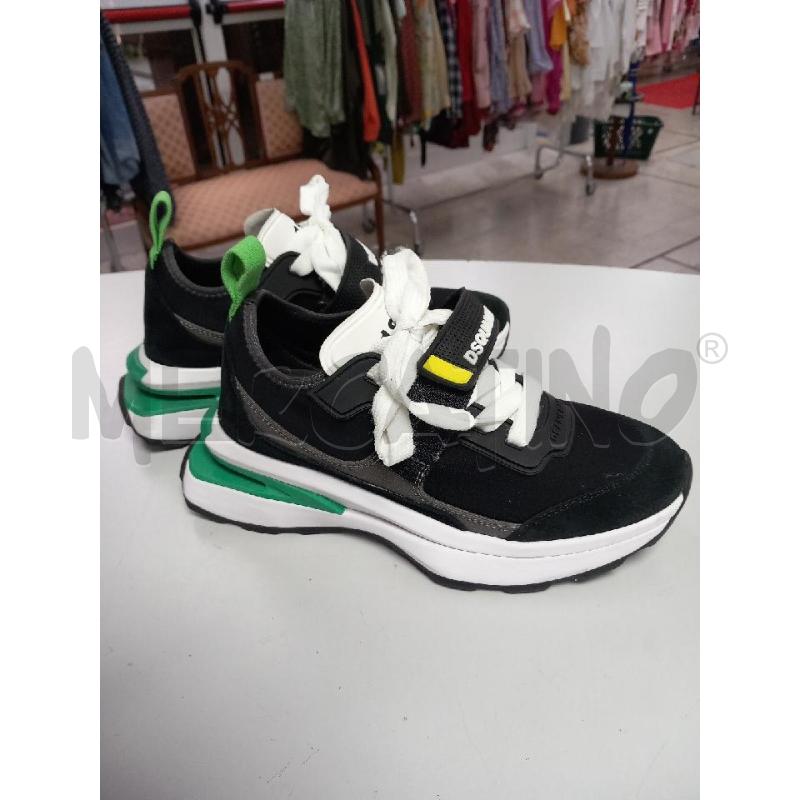 SNEAKERS D DSQUARED2 NERO DEAN&DAN 1964 | Mercatino dell'Usato Roma porta di roma 2
