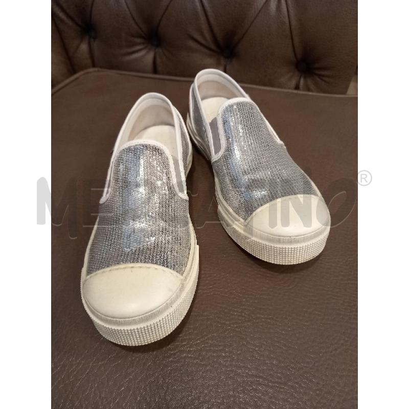 SNEAKERS D HOGAN REBEL PAILLETTES ARGENTATO | Mercatino dell'Usato Roma porta di roma 1