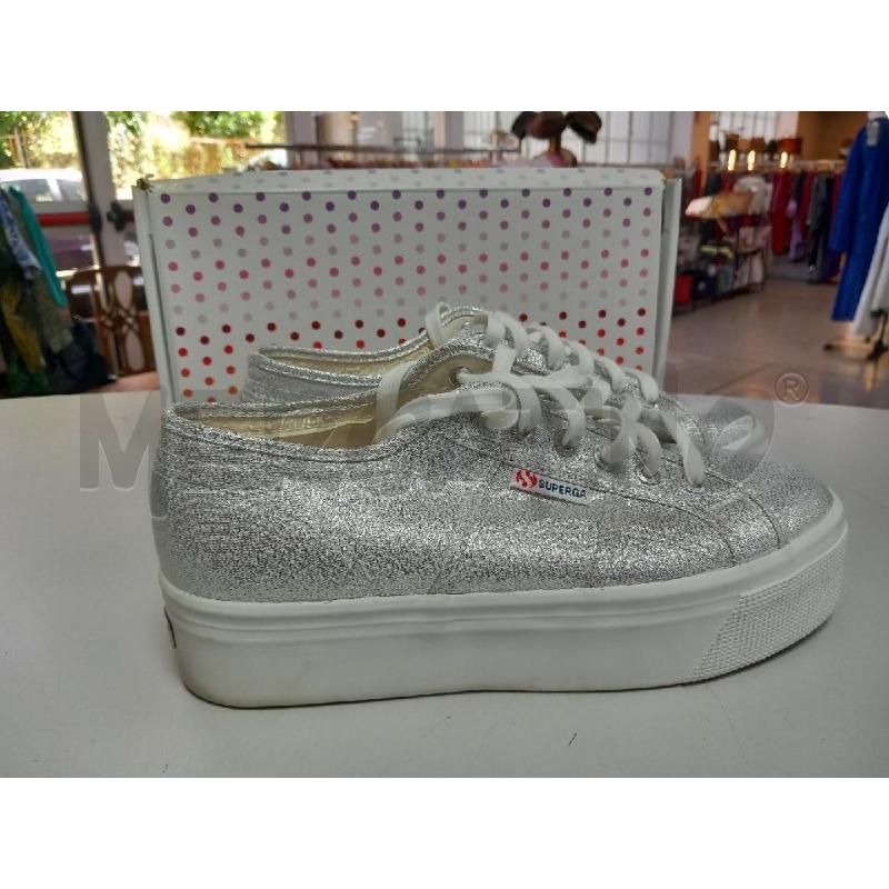 SNEAKERS D SUPERGA ARGENTATO SCATOLA S61174W | Mercatino dell'Usato Roma porta di roma 2