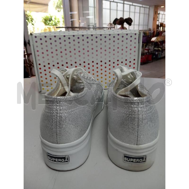 SNEAKERS D SUPERGA ARGENTATO SCATOLA S61174W | Mercatino dell'Usato Roma porta di roma 3