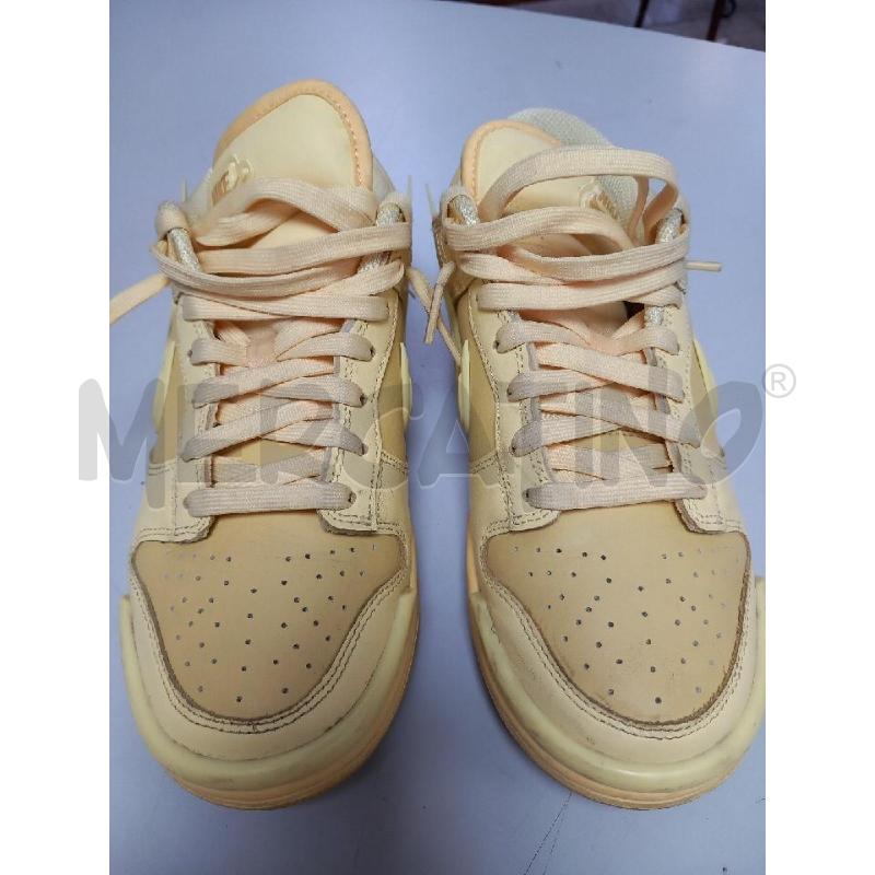 SNEAKERS NIKE DUNK LOW GIALLE | Mercatino dell'Usato Roma porta di roma 1