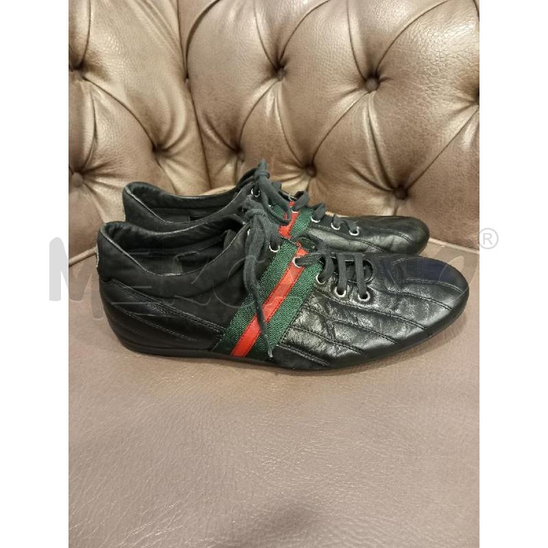 SNEAKERS UOMO GUCCI PELLE NERA | Mercatino dell'Usato Roma porta di roma 2