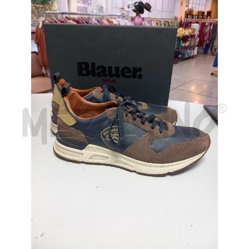 SNEAKERS U BLAUER MARRONE SCATOLA F1HILO03/LES | Mercatino dell'Usato Roma porta di roma 2