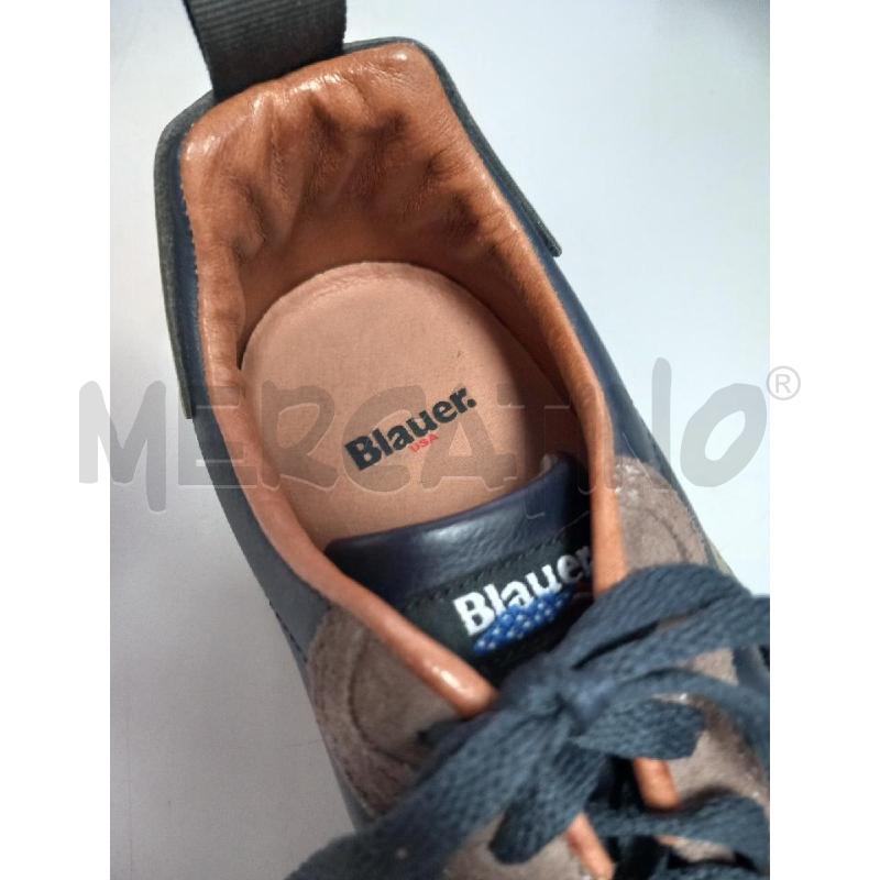 SNEAKERS U BLAUER MARRONE SCATOLA F1HILO03/LES | Mercatino dell'Usato Roma porta di roma 4