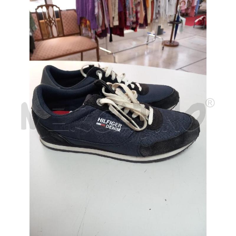 SNEAKERS U HILFIGER DENIM BLU | Mercatino dell'Usato Roma porta di roma 2