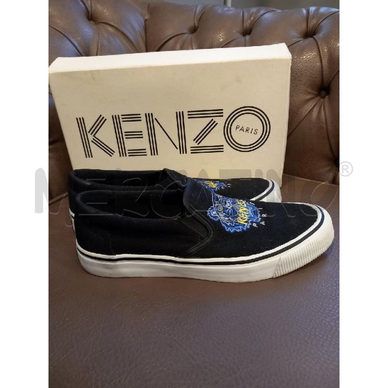 SNEAKERS U KENZO K-SKATE TIGER NERO | Mercatino dell'Usato Roma porta di roma 3