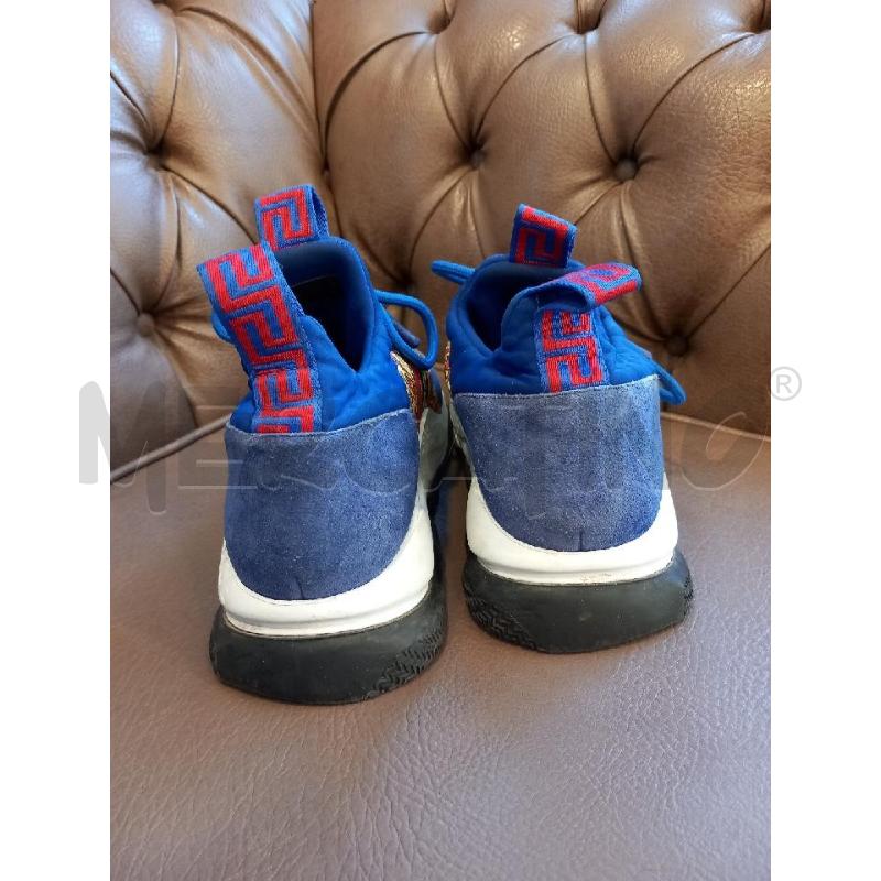 SNEAKERS U VERSACE CHAIN REACTION TELA BLU | Mercatino dell'Usato Roma porta di roma 3