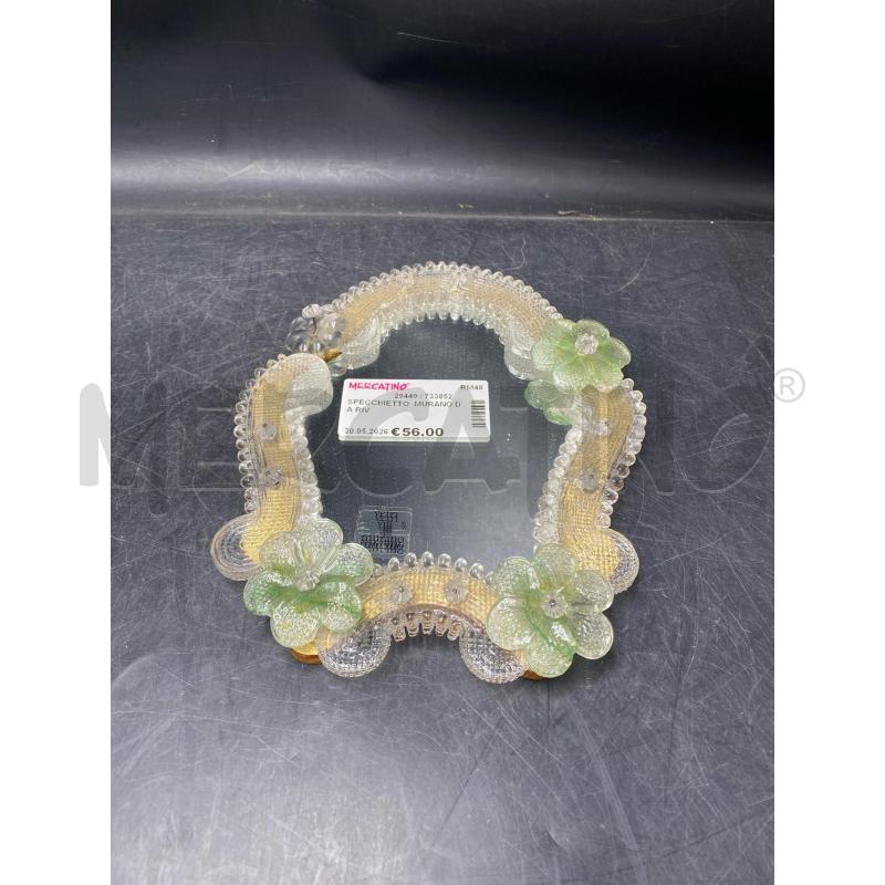 SPECCHIETTO  MURANO DA RIV | Mercatino dell'Usato Roma porta di roma 1