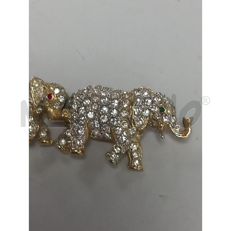SPILLA BUTLER & WILSON ELEFANTI PAVE | Mercatino dell'Usato Roma porta di roma 2