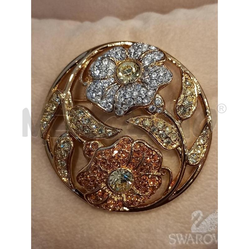 SPILLA SWAROVSKI ARMONIA FLOREALE 2001 | Mercatino dell'Usato Roma porta di roma 2