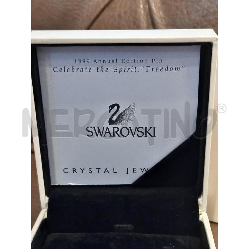SPILLA SWAROVSKI FREEDOM 1999  | Mercatino dell'Usato Roma porta di roma 3