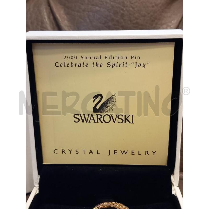 SPILLA SWAROVSKI JOY 2000 CELEBRATE THE SPIRIT | Mercatino dell'Usato Roma porta di roma 3