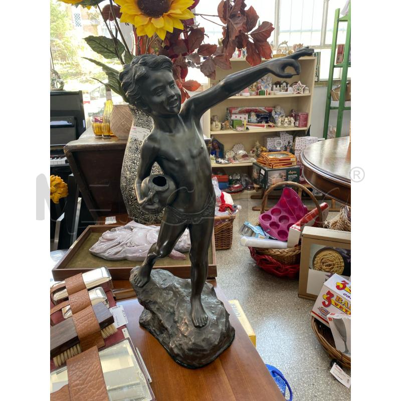 STATUA BAMBINO ANTIMONIO | Mercatino dell'Usato Roma porta di roma 1