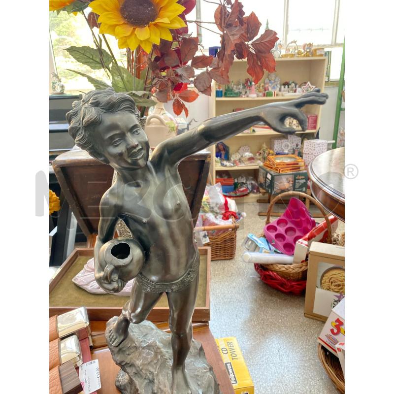 STATUA BAMBINO ANTIMONIO | Mercatino dell'Usato Roma porta di roma 2